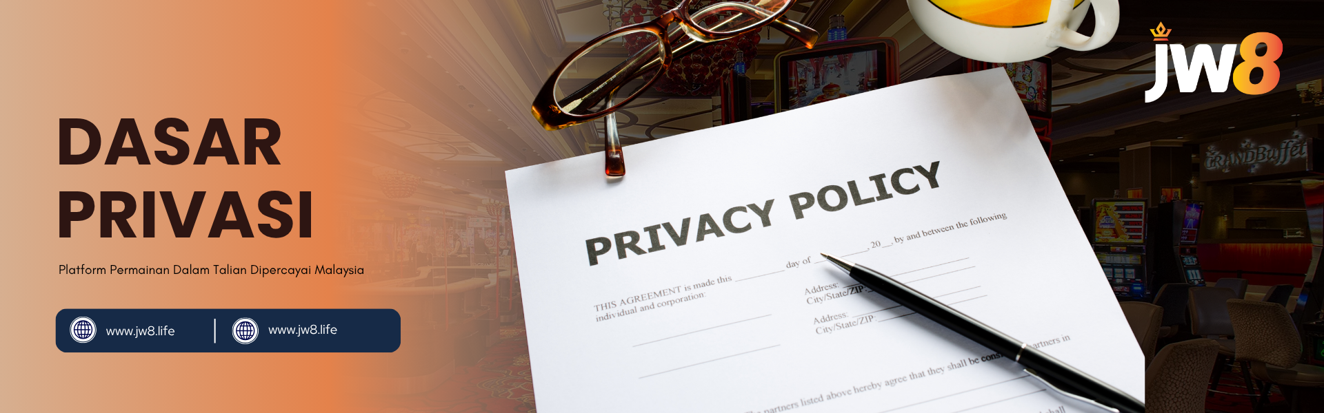 Dasar Privasi JW8 Malaysia 2025 | Perlindungan Data Kasino Dalam Talian Selamat & Dipercayai Dasar Privasi JW8 Malaysia – Platform Kasino Dalam Talian Selamat Melindungi Data Pemain dan Maklumat Peribadi pada 2025