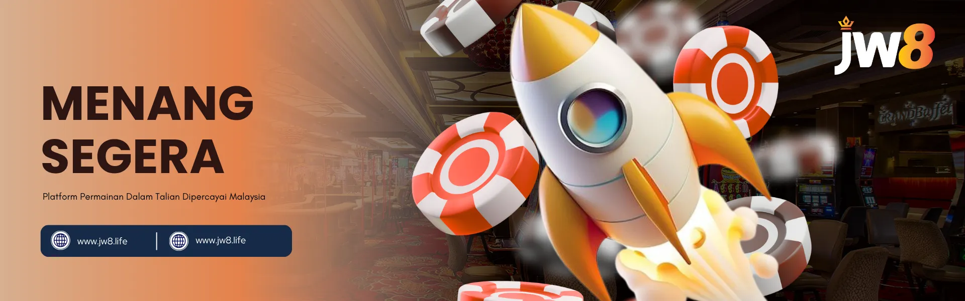 JW8 Menang Segera Malaysia 2025 | Main Pantas, Ganjaran Pantas & Pembayaran Segera Permainan Kemenangan Segera JW8 Malaysia – Nikmati Kemenangan Kasino Pantas dengan Keseronokan, Permainan Interaktif dan Ganjaran Besar