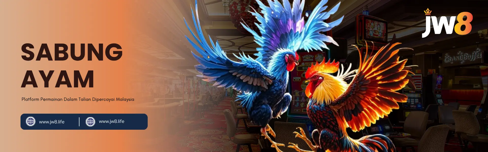 JW8 Sabung Ayam Malaysia 2025 | Pertaruhan Sabung Ayam Langsung dan Menangi Hadiah Sebenar Dalam Talian Sabung Ayam JW8 Malaysia – Pertaruhan Sabung Ayam Gaya Sabong dan Perlawanan Secara Langsung Dalam Talian untuk Ganjaran Sebenar